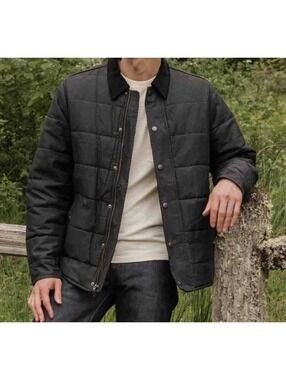 NWOT Pendleton Men’s Quilted Puffer Coat with Corduroy Collar